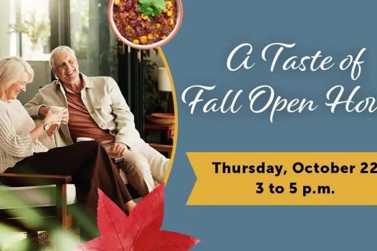 Bellevue Senior Living | A Taste of Fall Open House